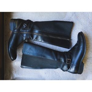 Frye Black Melissa Gore Riding Boot sz 9.5